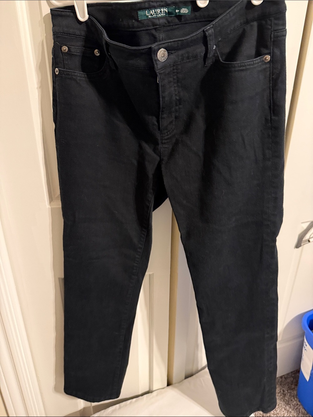 Lauren Ralph Lauren Men's Skinny Jeans in Black Denim